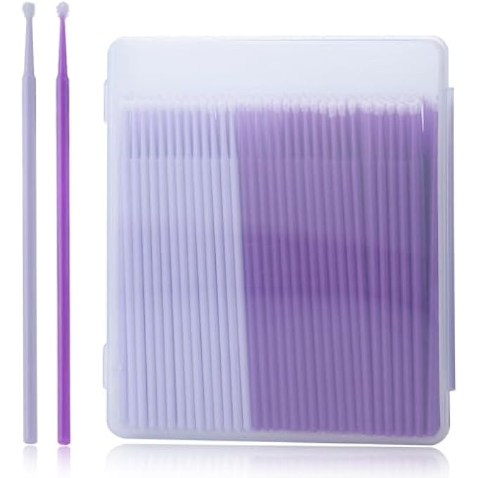 Gold Deer 200 PCS TOUCH UP PAINT BRUSHES FOR AUTOMOTIVE PAINT CHIP REPAIR REPAIR PAINT BRUSHES DISPOSABLE MICRO APPLICATORS FOR AUTOMOTIVE PAINT CHIP REPAIR AVAILABLE IN 2 MM AND 1.5 MM - Image 1